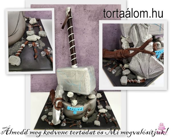 Avangers Kalapács Torta