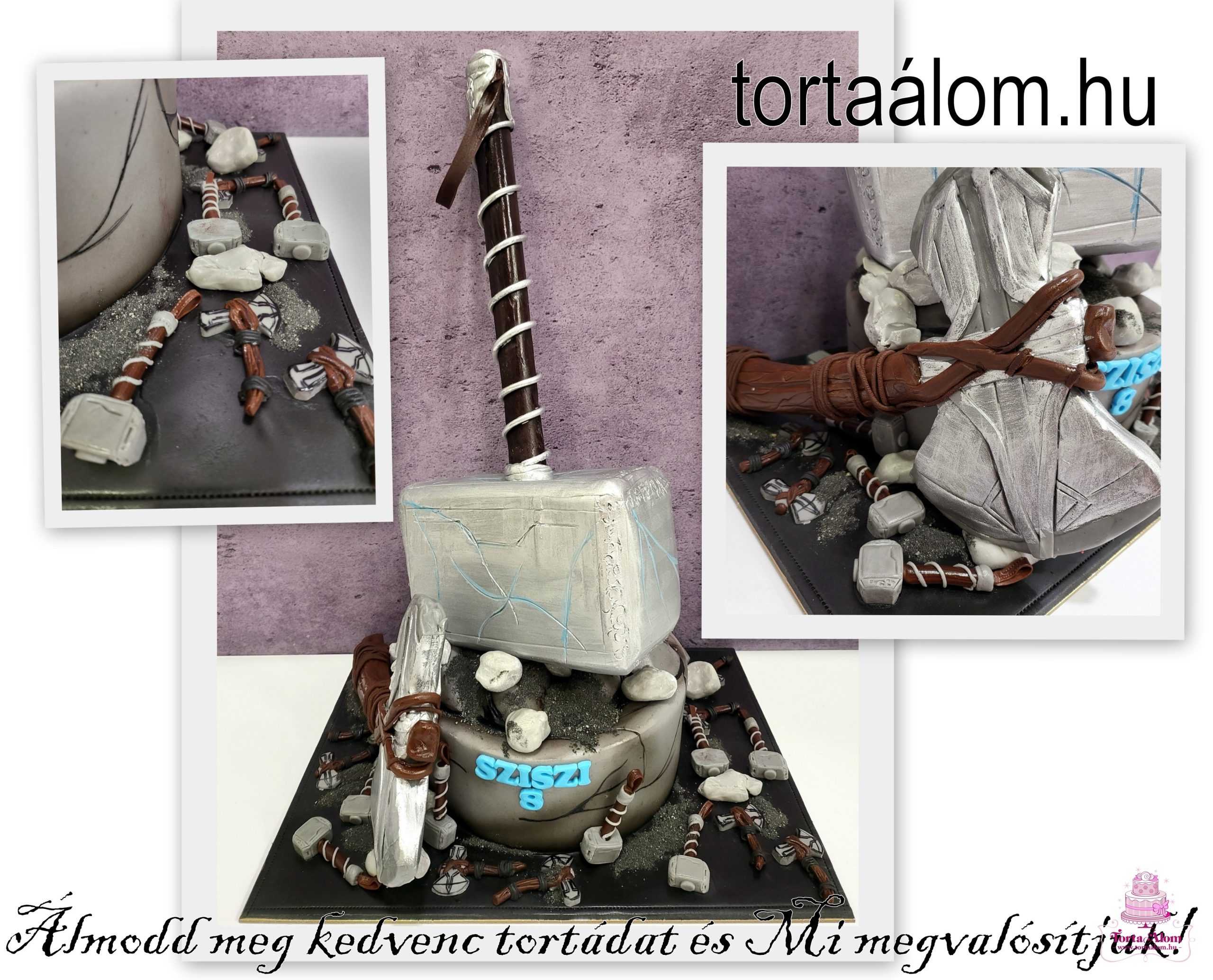Avangers Kalapács Torta