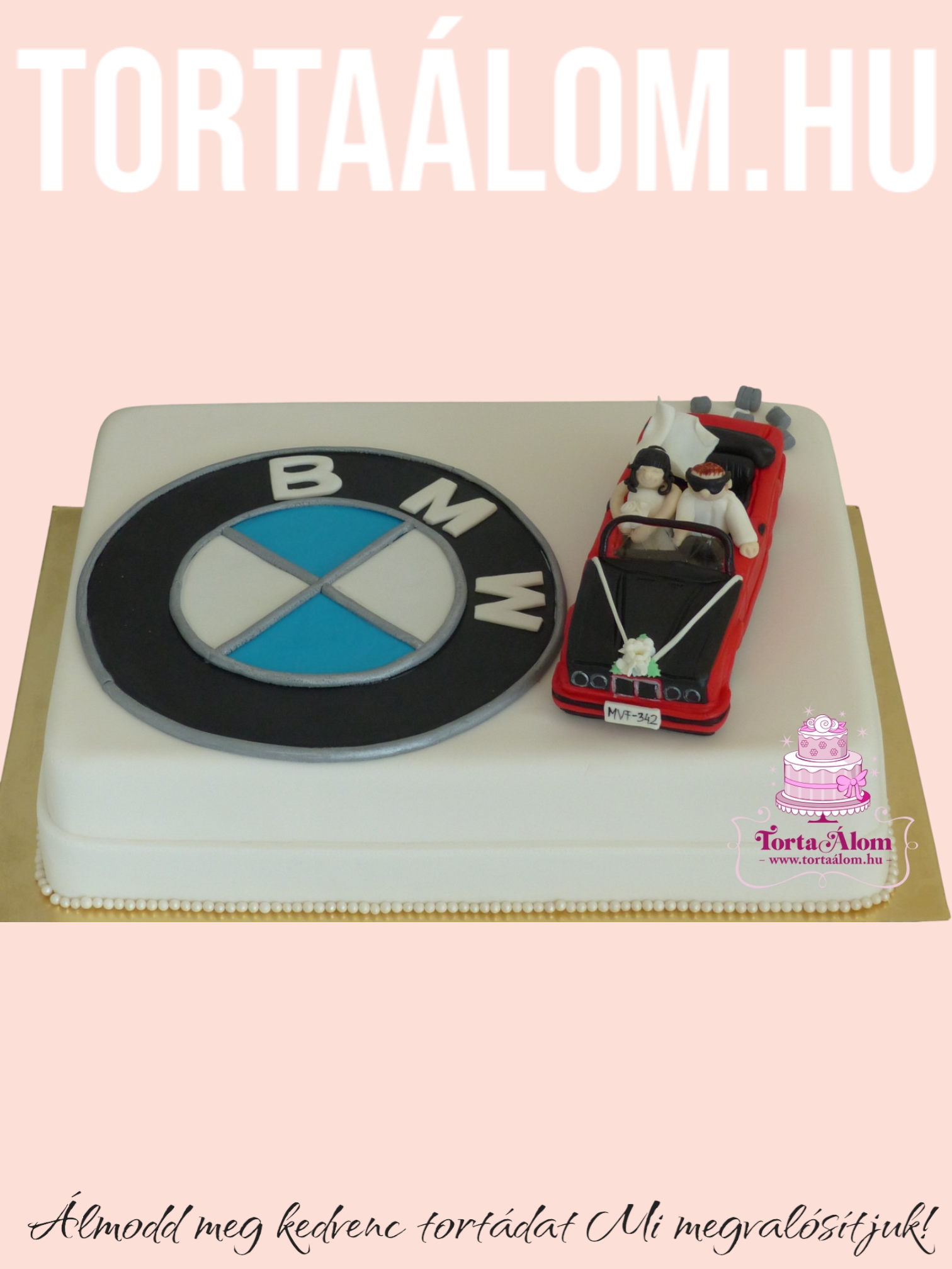 Bmw Torta Fehér