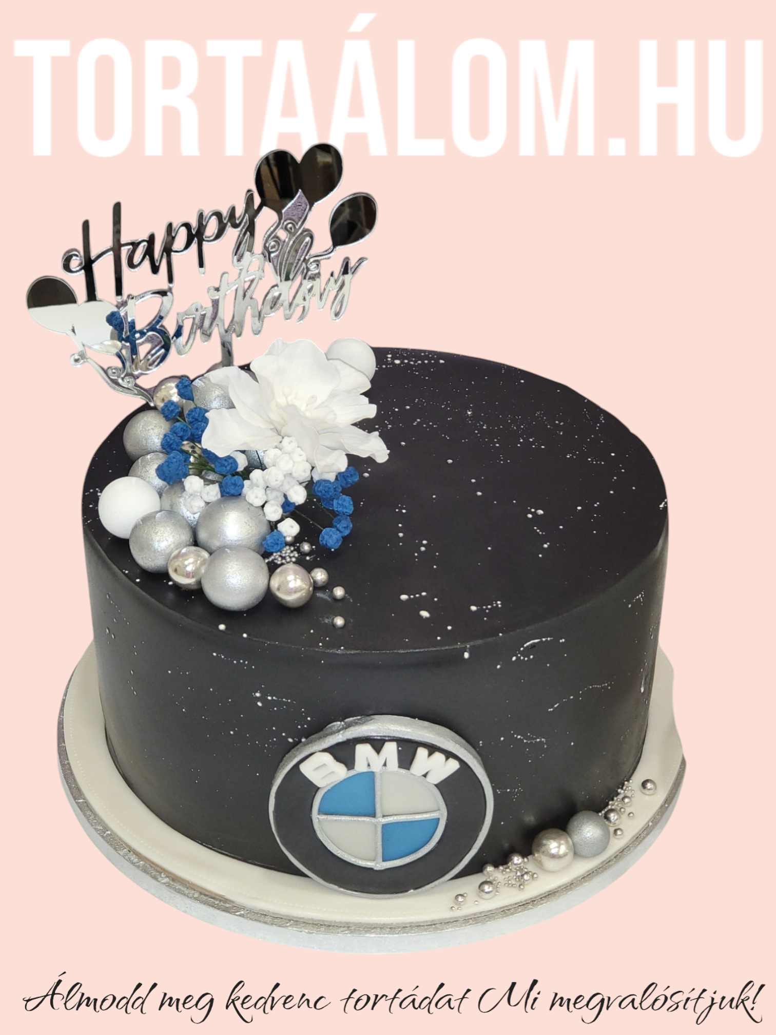 Bmw Virággal Torta