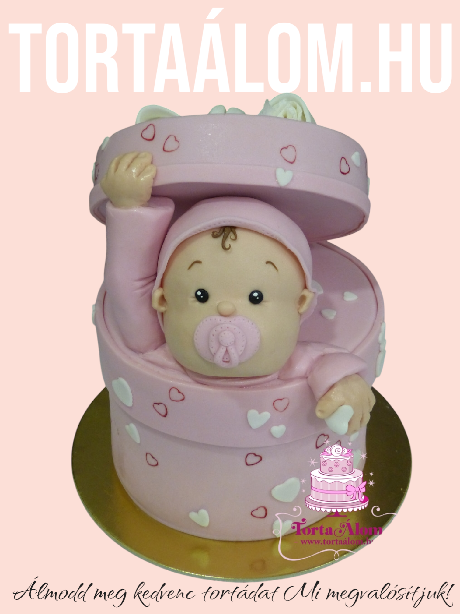 Baba Vár Torta Kukucskáló Kislány Torta