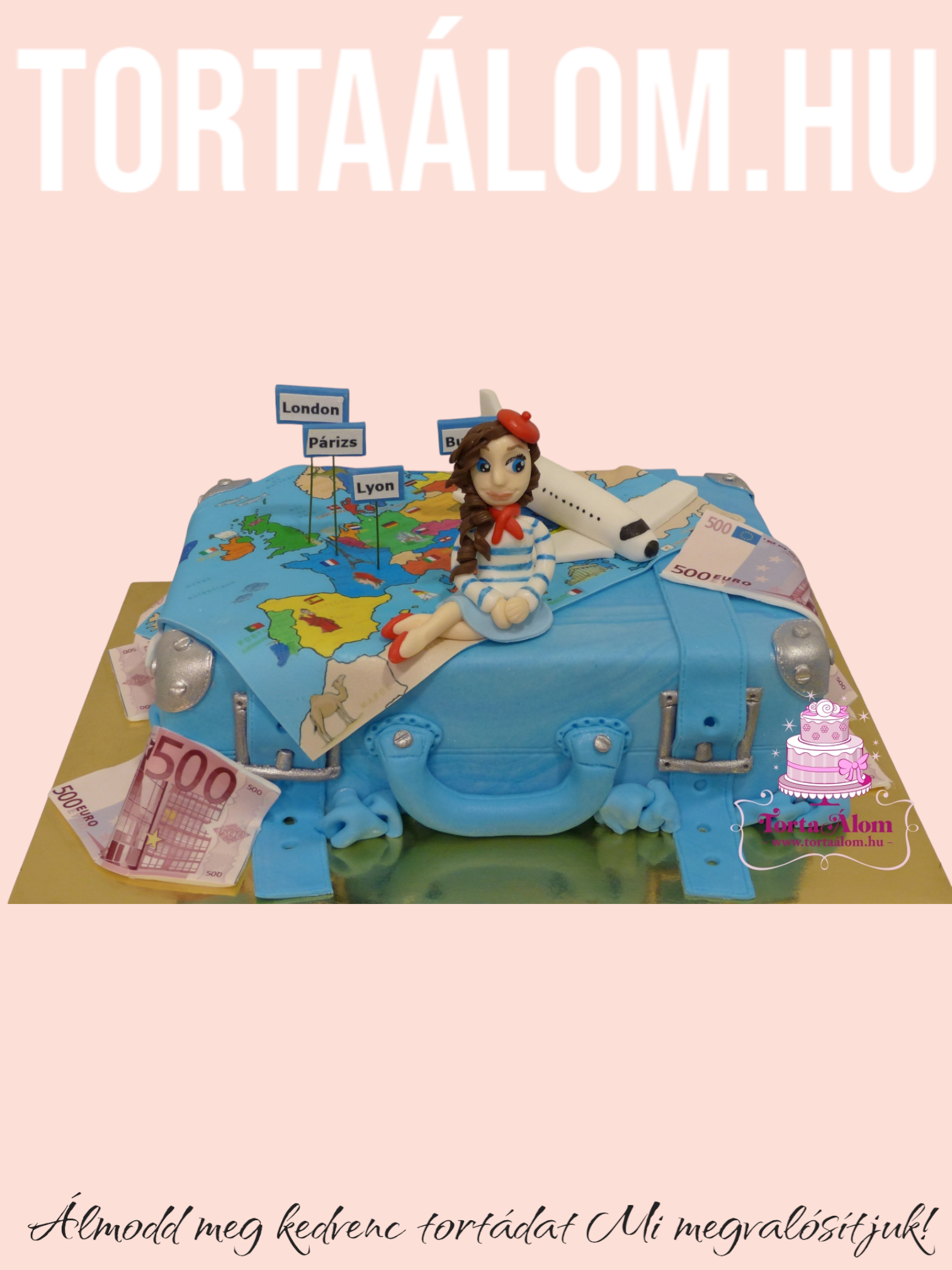 Bőrőndös Torta Kék