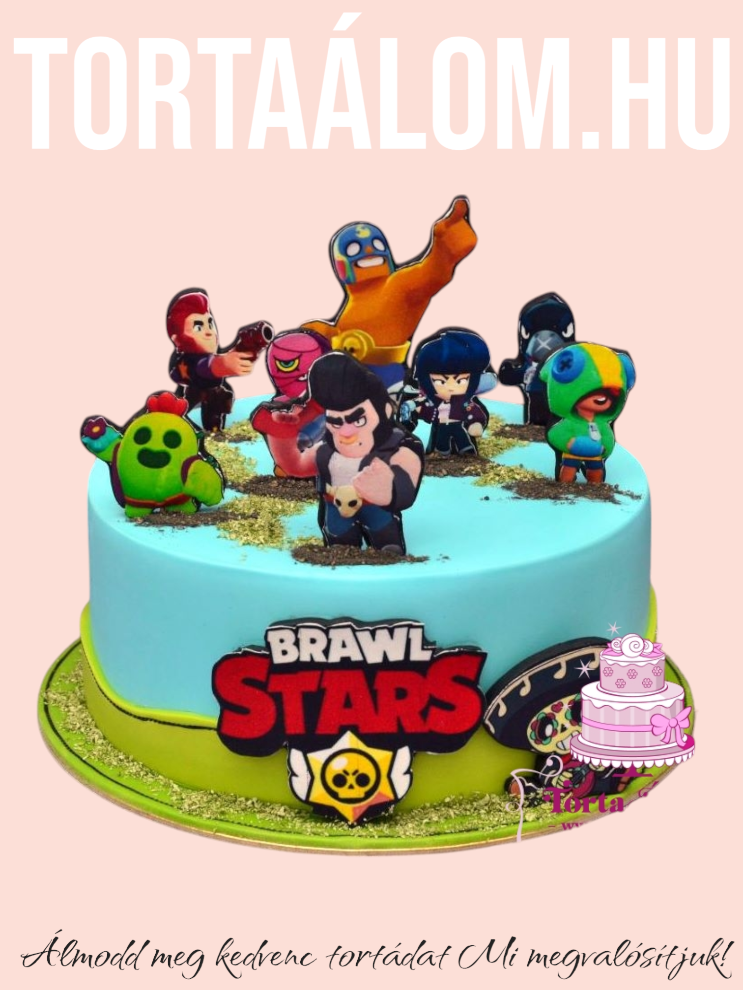 Brawl Star Torta Fényképes