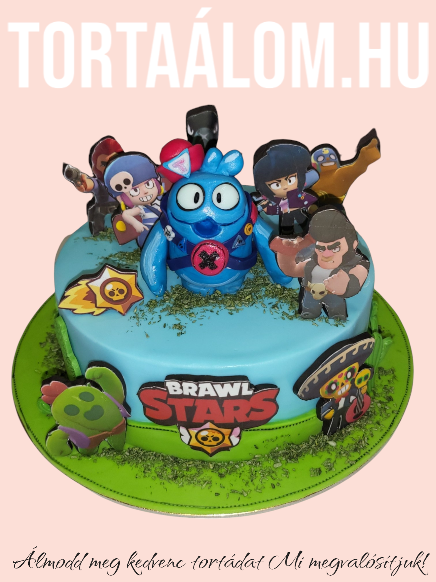 Brawl Star Torta Figurás