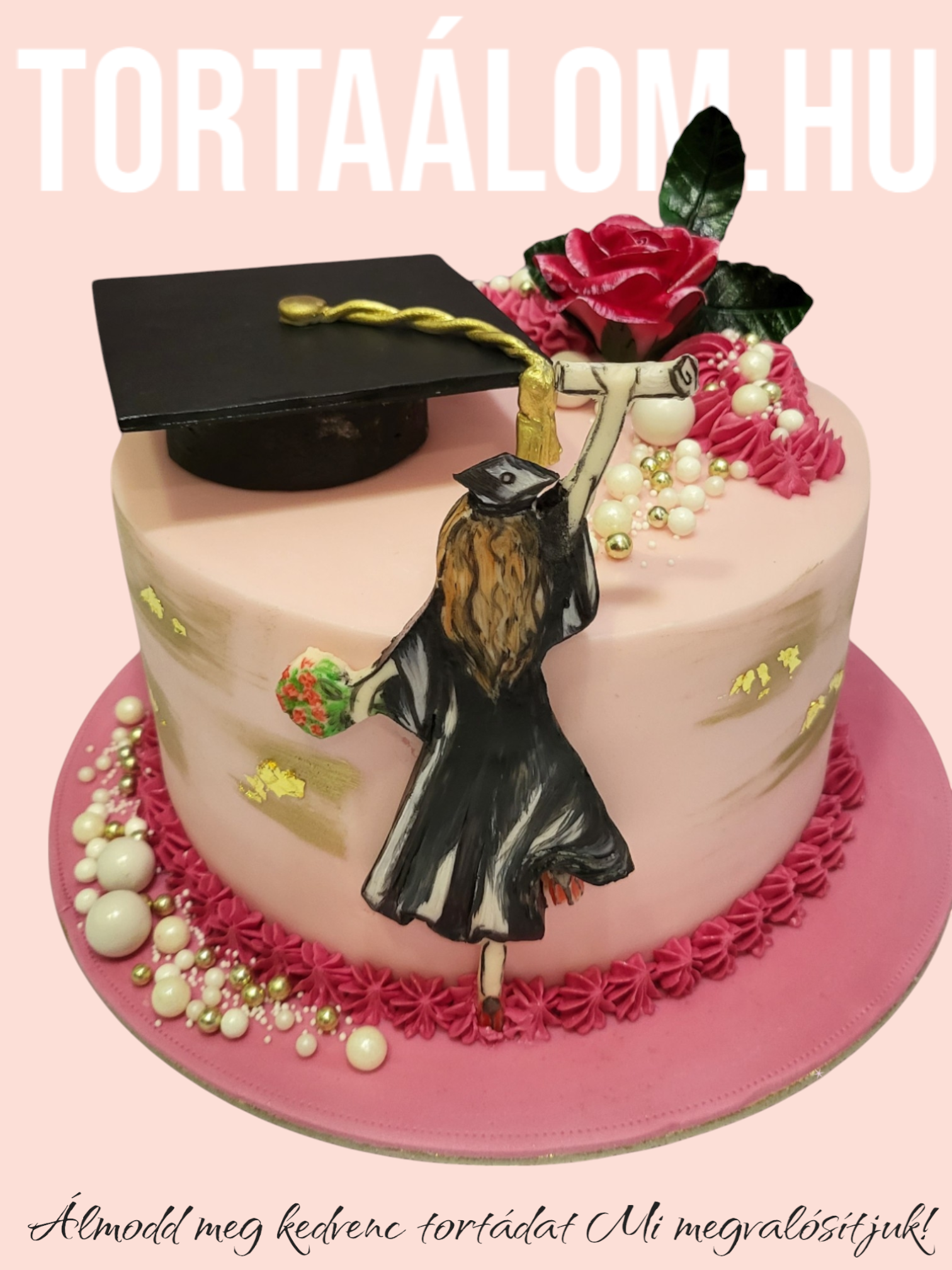 Csajos Ballagási Torta