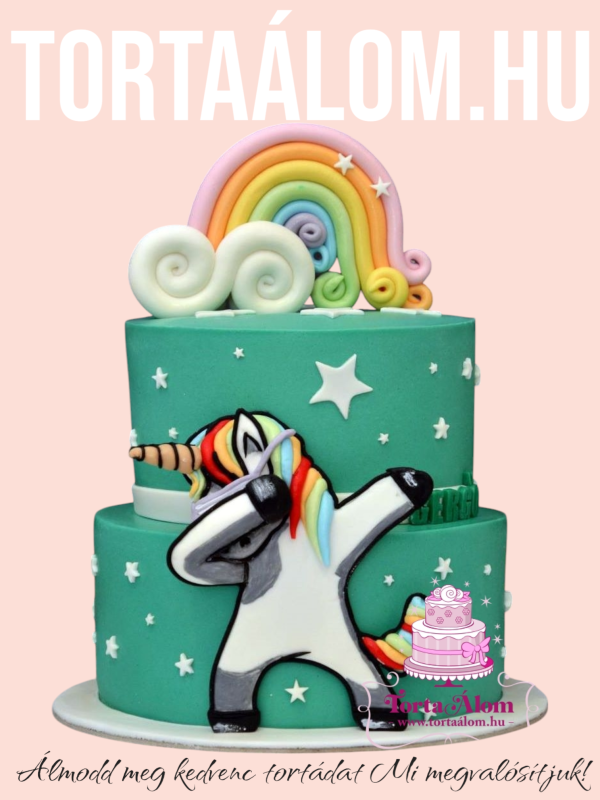 Dabbing Unicornis Torta