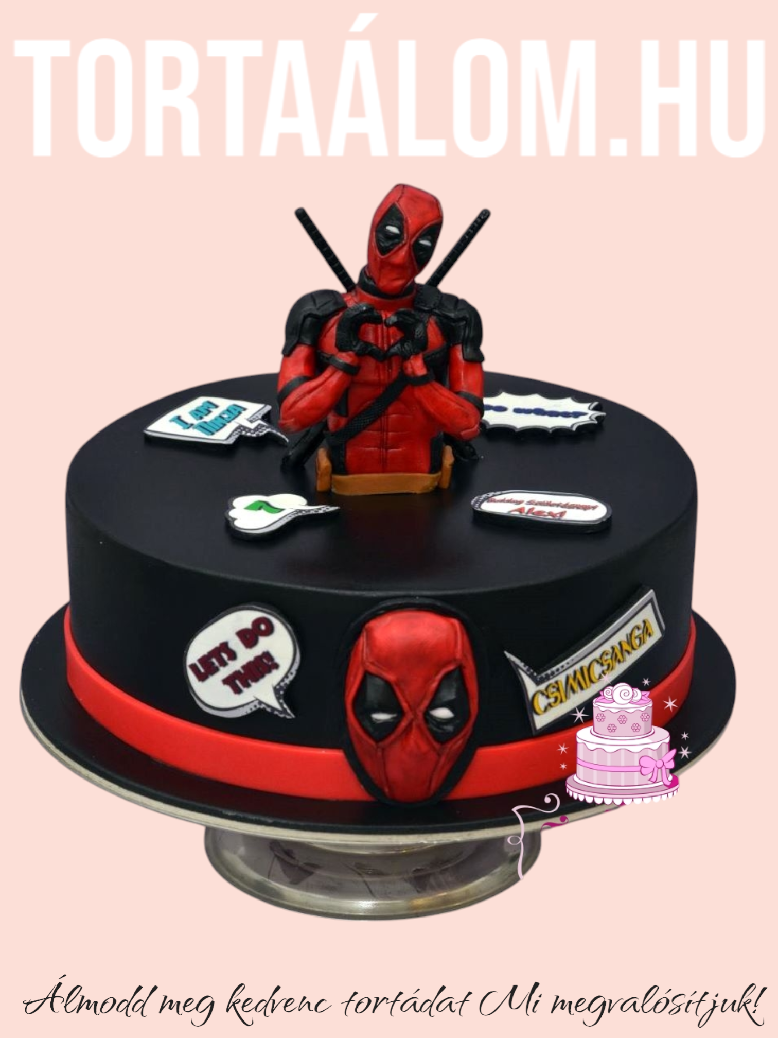 Deadpool Torta