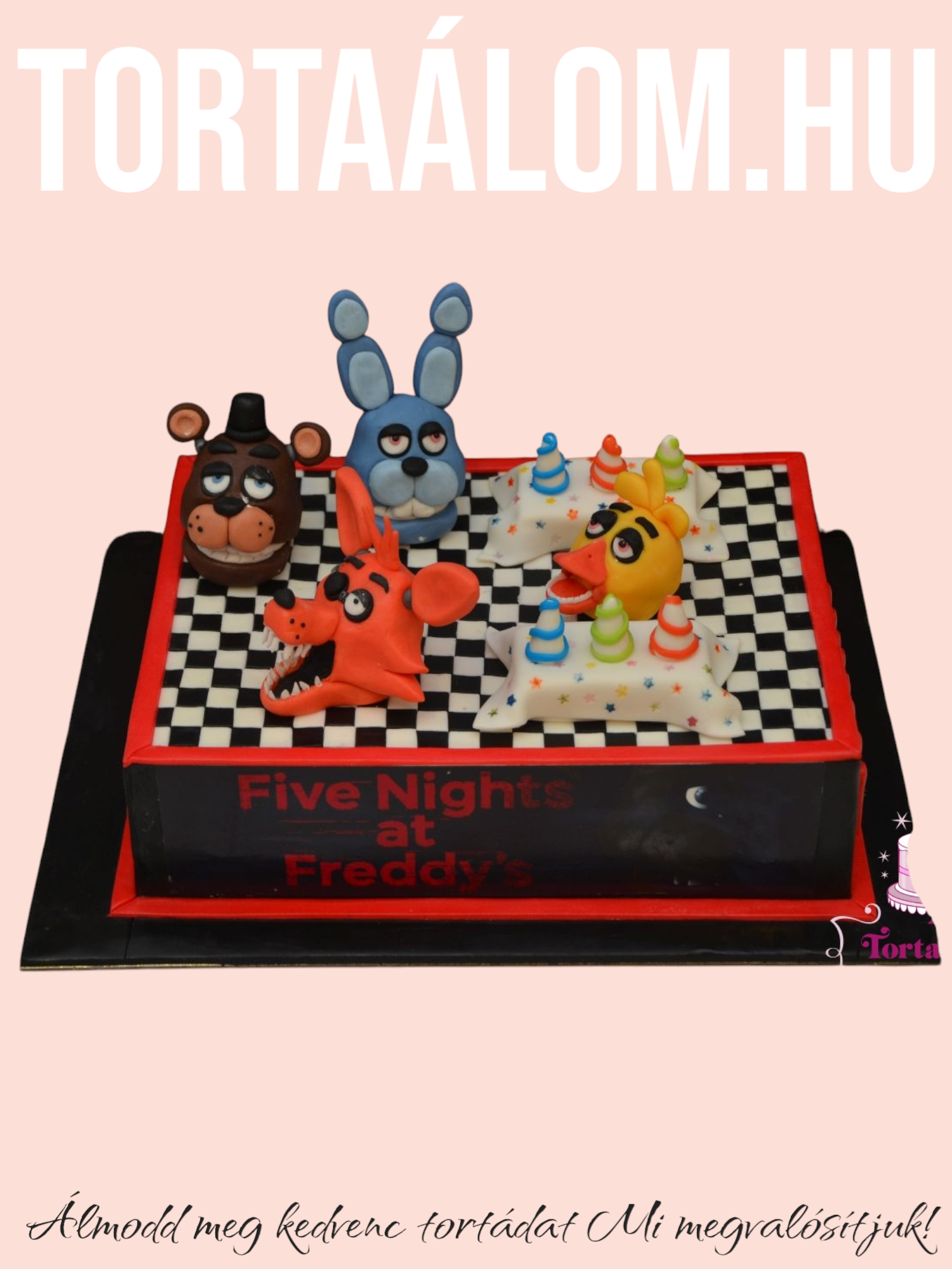 Five Nights At Freddy S Torta Asztalnál