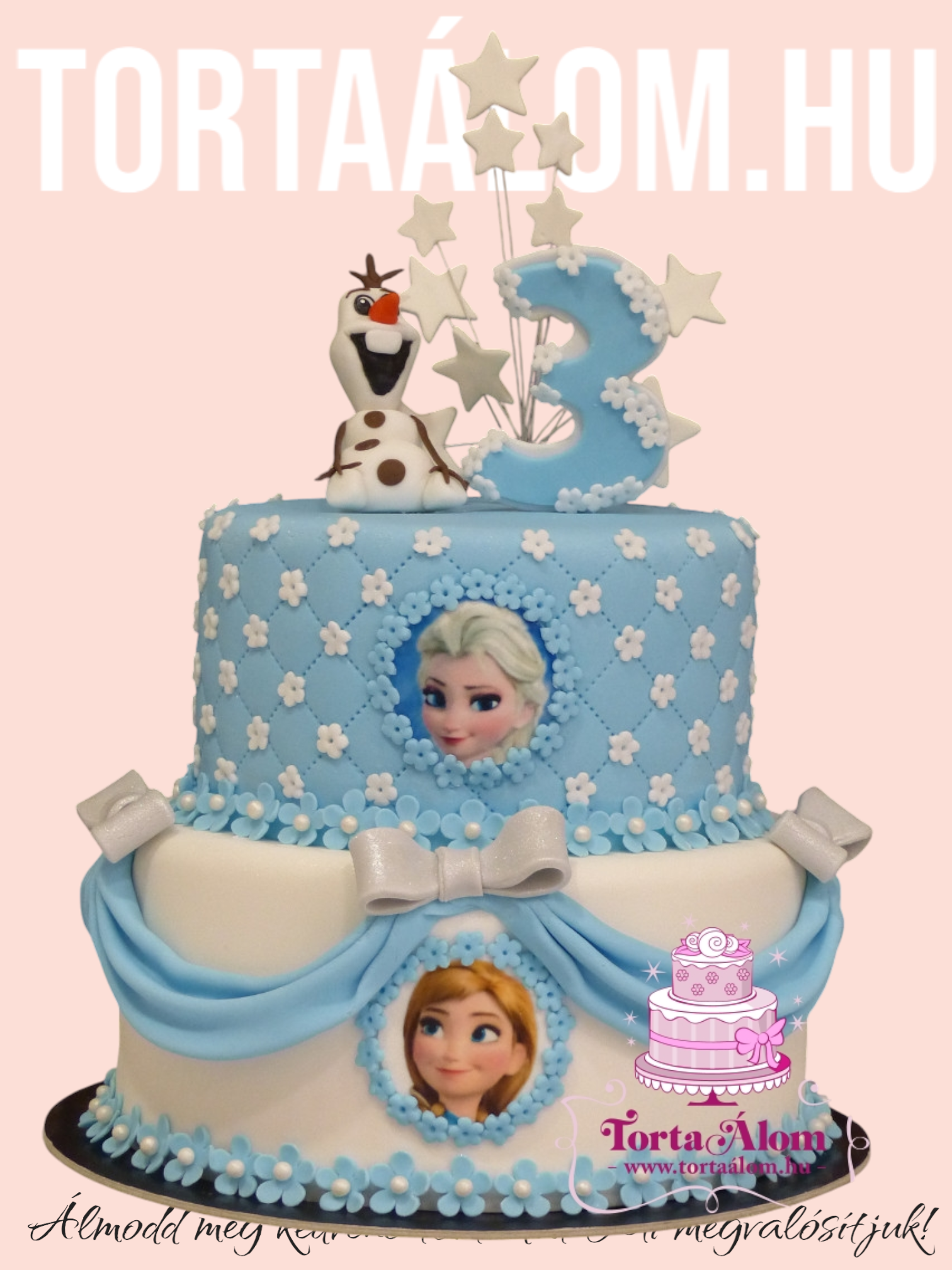 Frozen Ezüst Torta