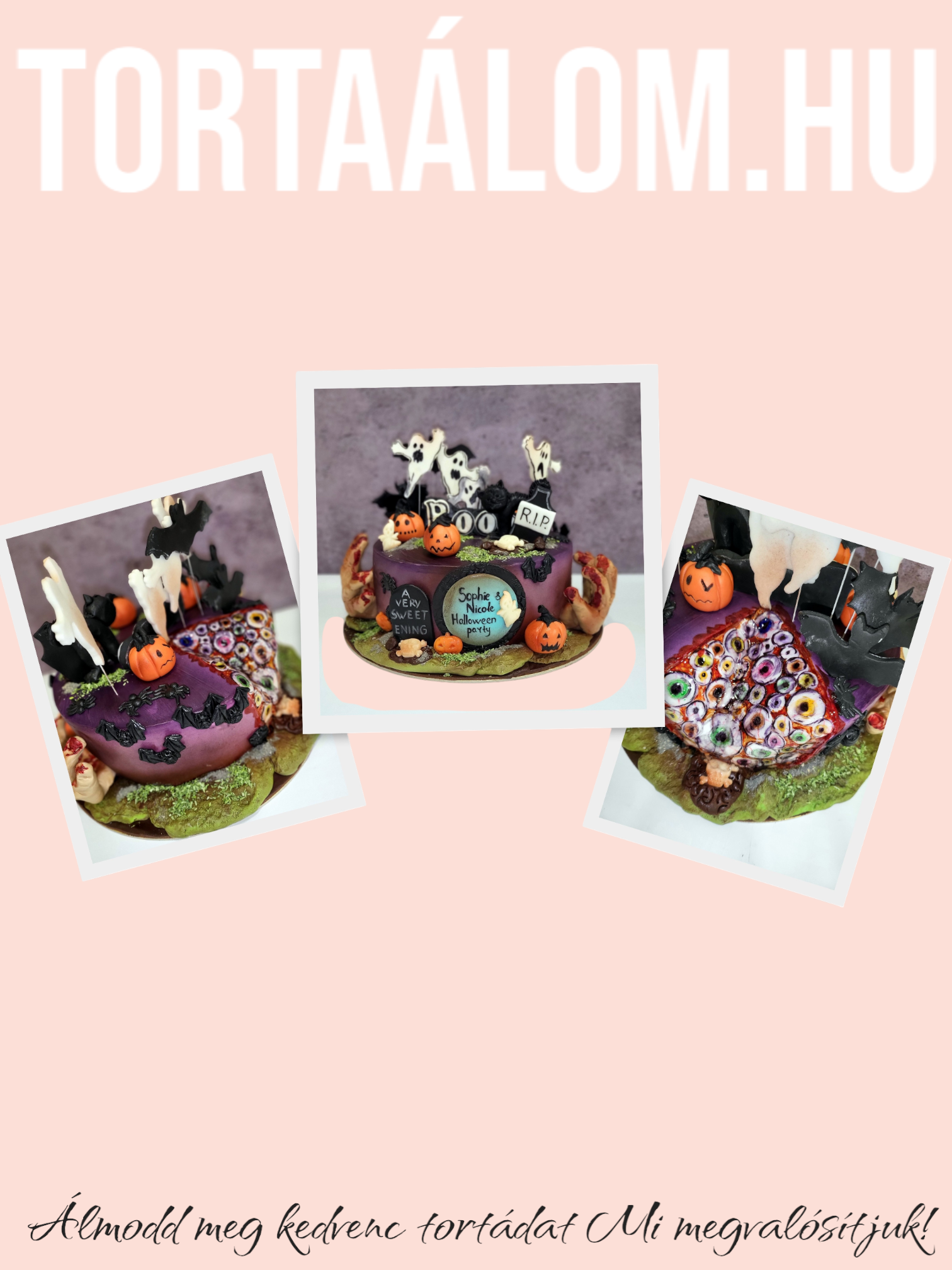 Halloween Torta Üst
