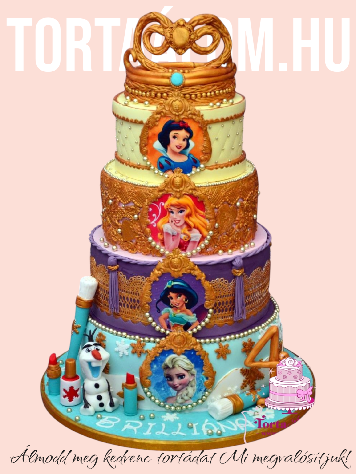 Hercegnős Torta 4 Emeletes