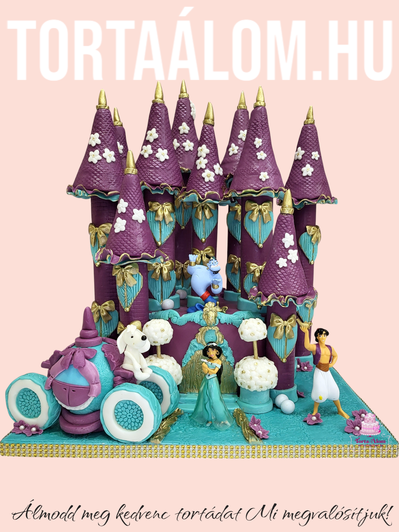 Jázmin És Aladin  Vár Torta