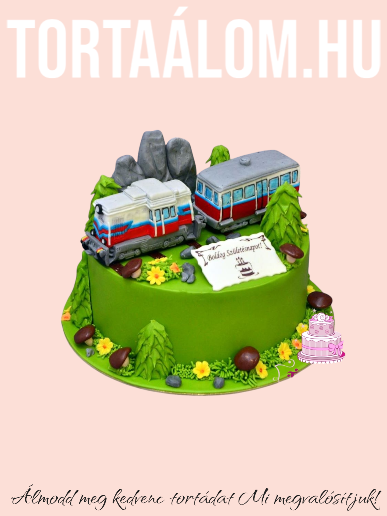 Kisvasút Torta