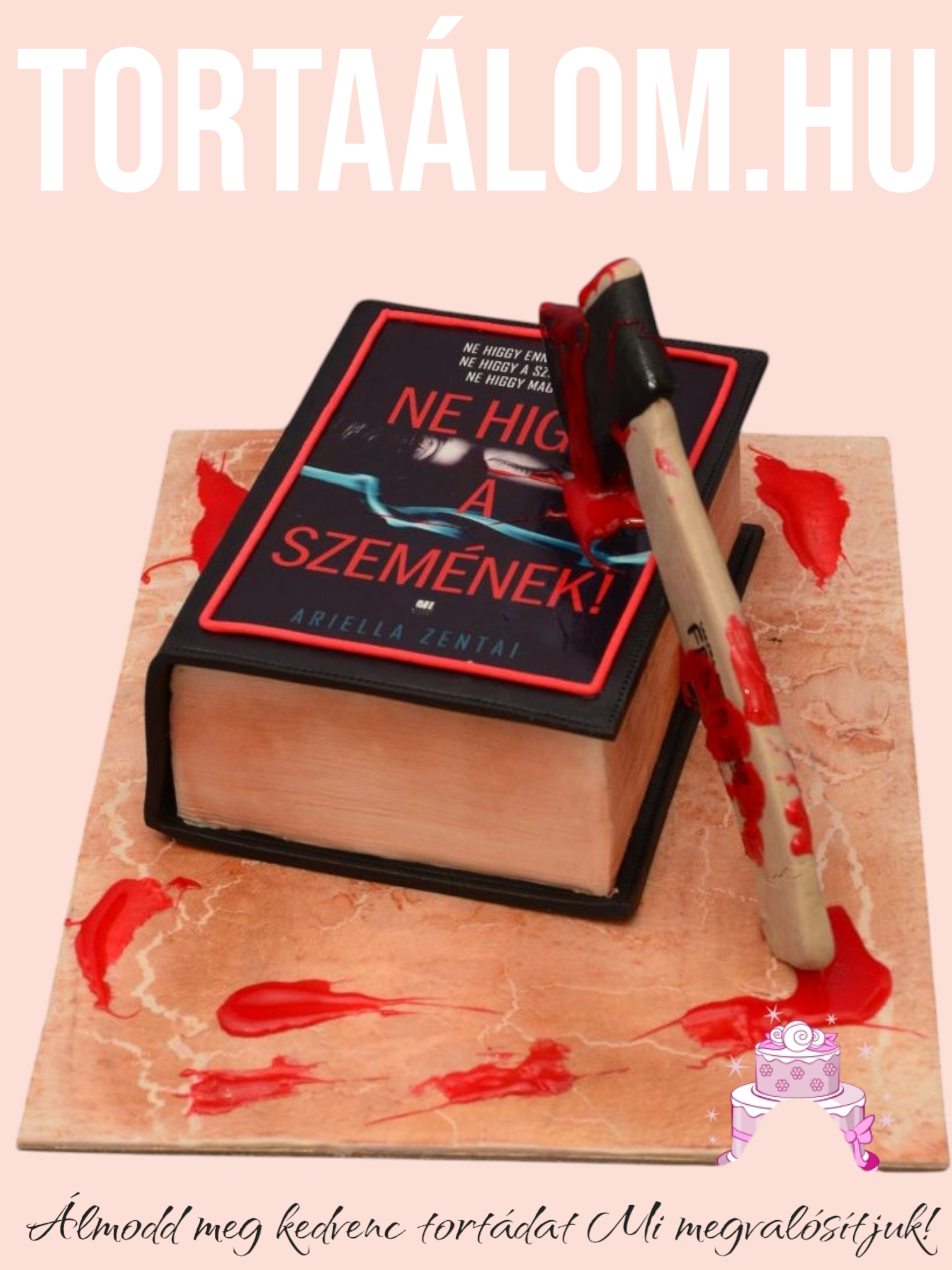 Krimi Könyv Torta