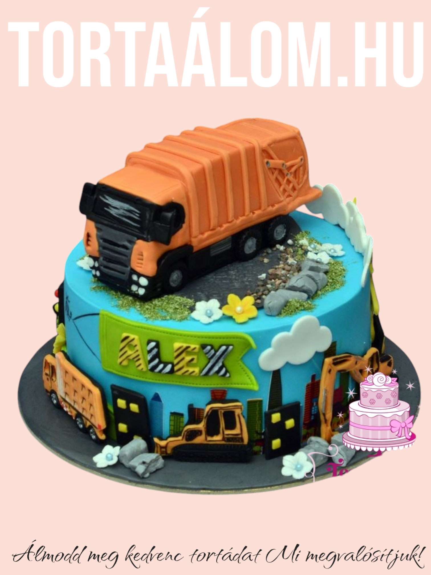 Kukás Autós Torta
