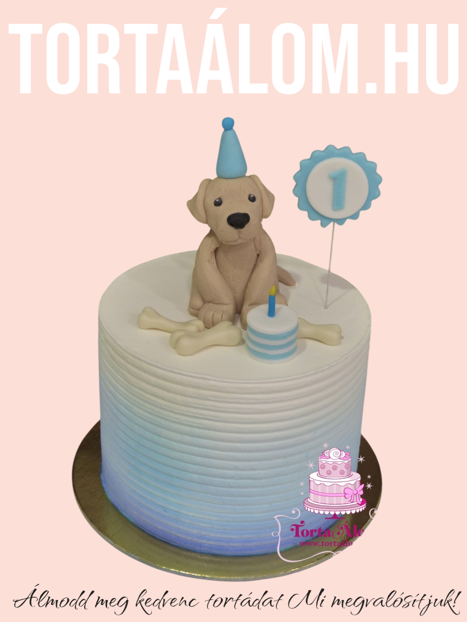 Kutyás Szülinapi Torta
