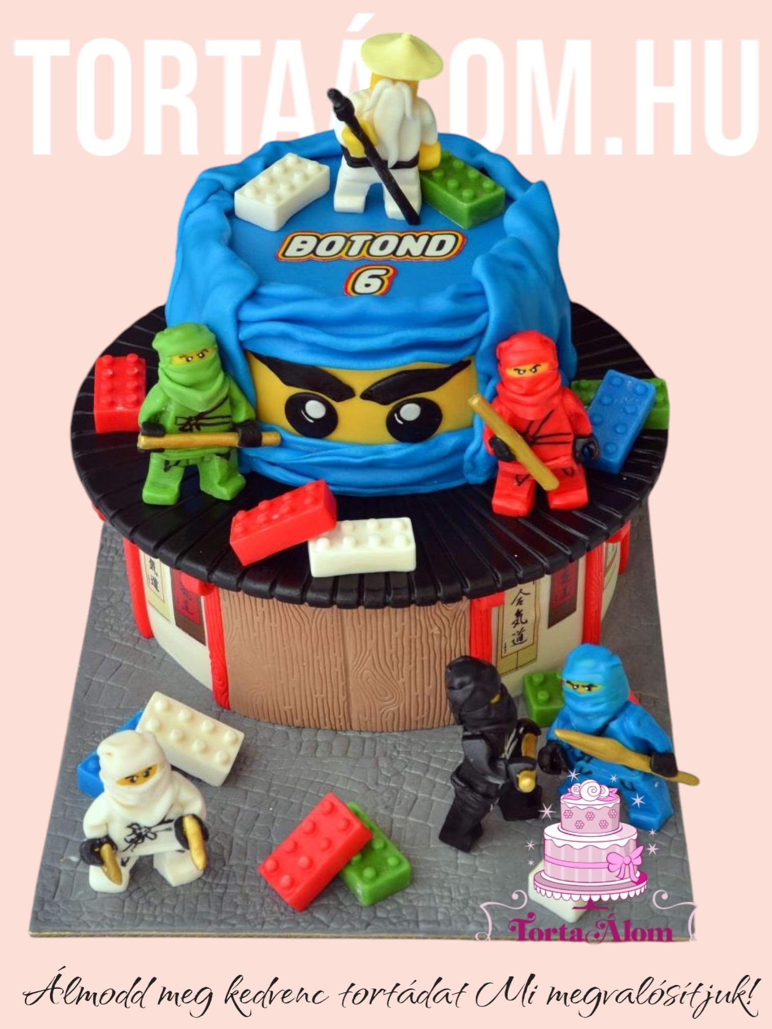 Lego Ninjago Torta Pagoda