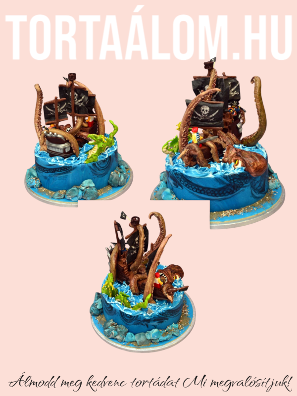 Lego  Hajótörés Torta