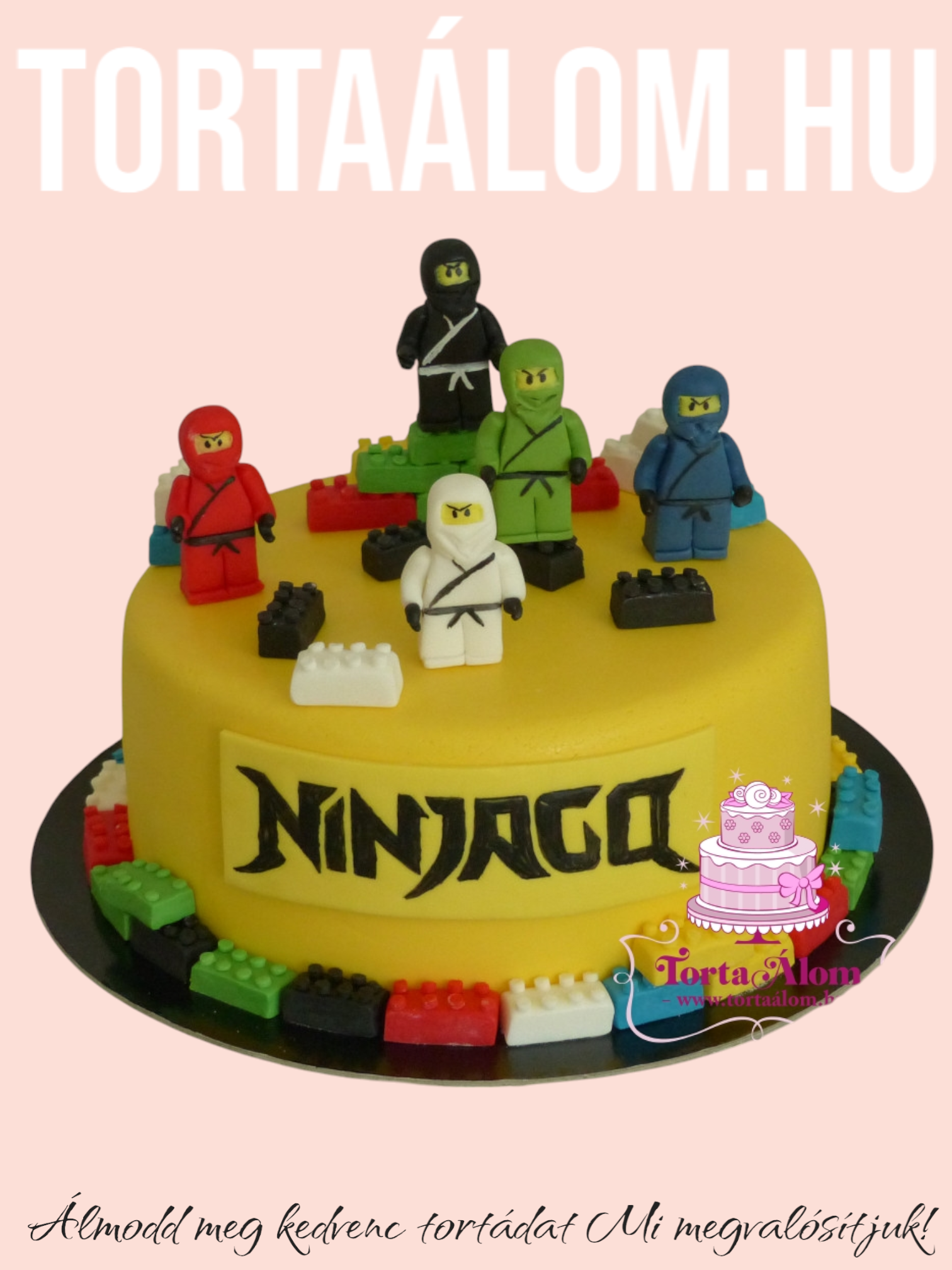 Lego  Ninjago Figurás Torta