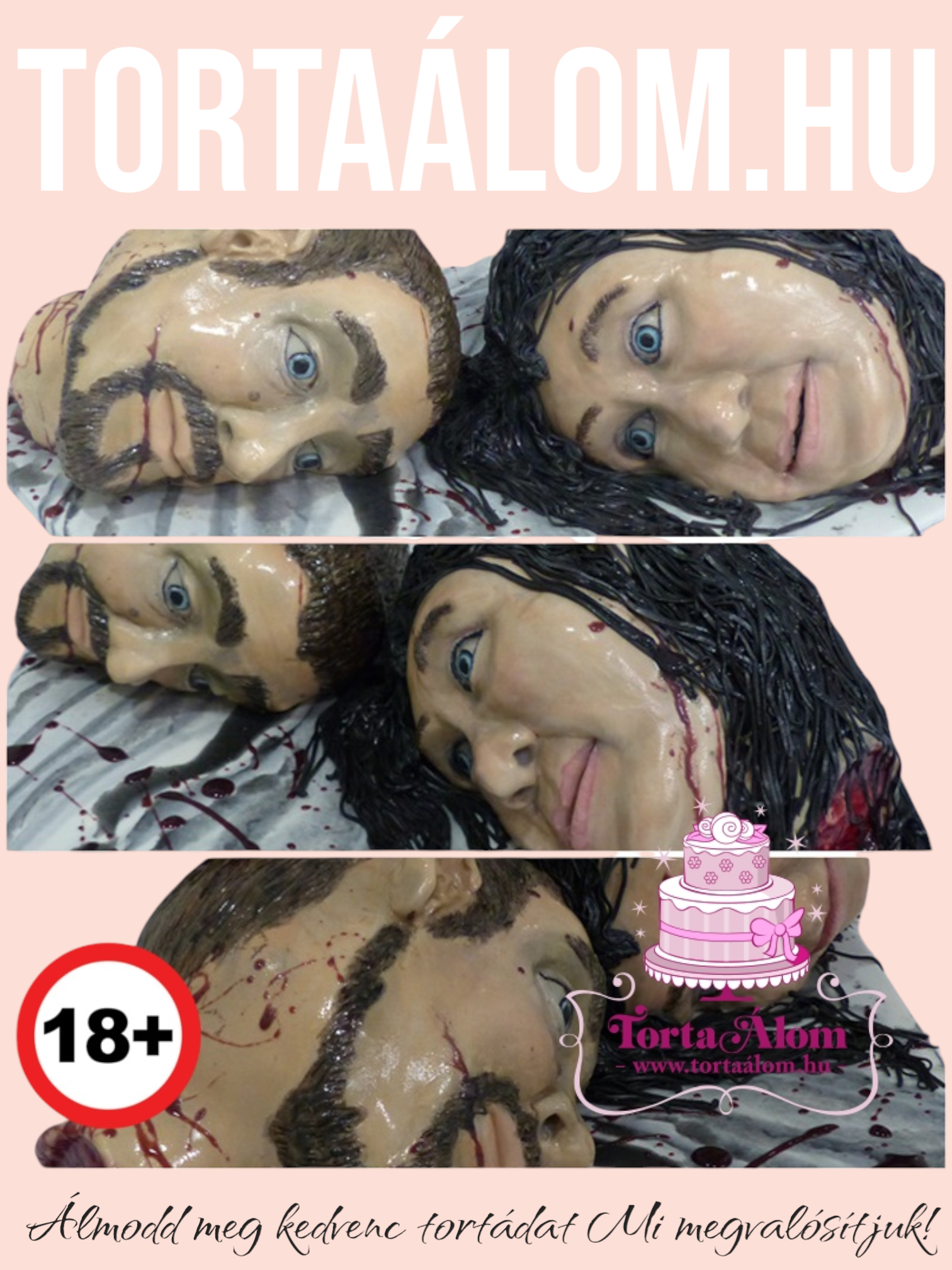 Levágott Fejek Torta Esküvőre