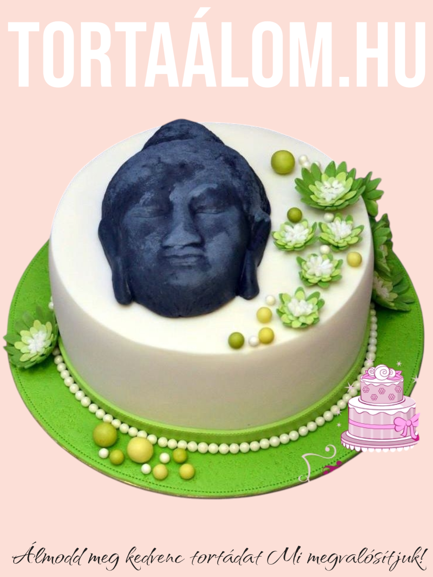 Lótusz Virágos Torta