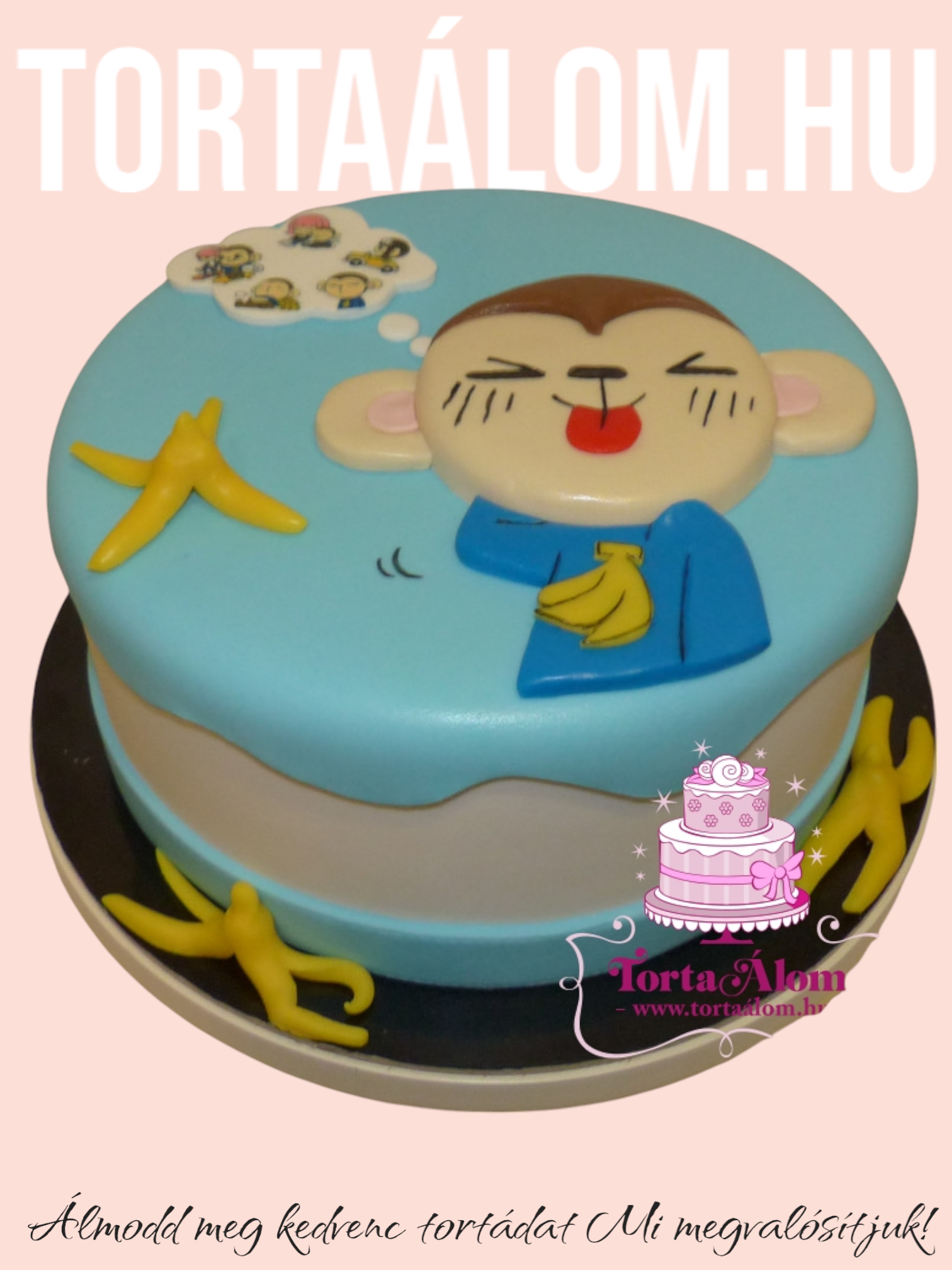 Majmos Emoji Torta