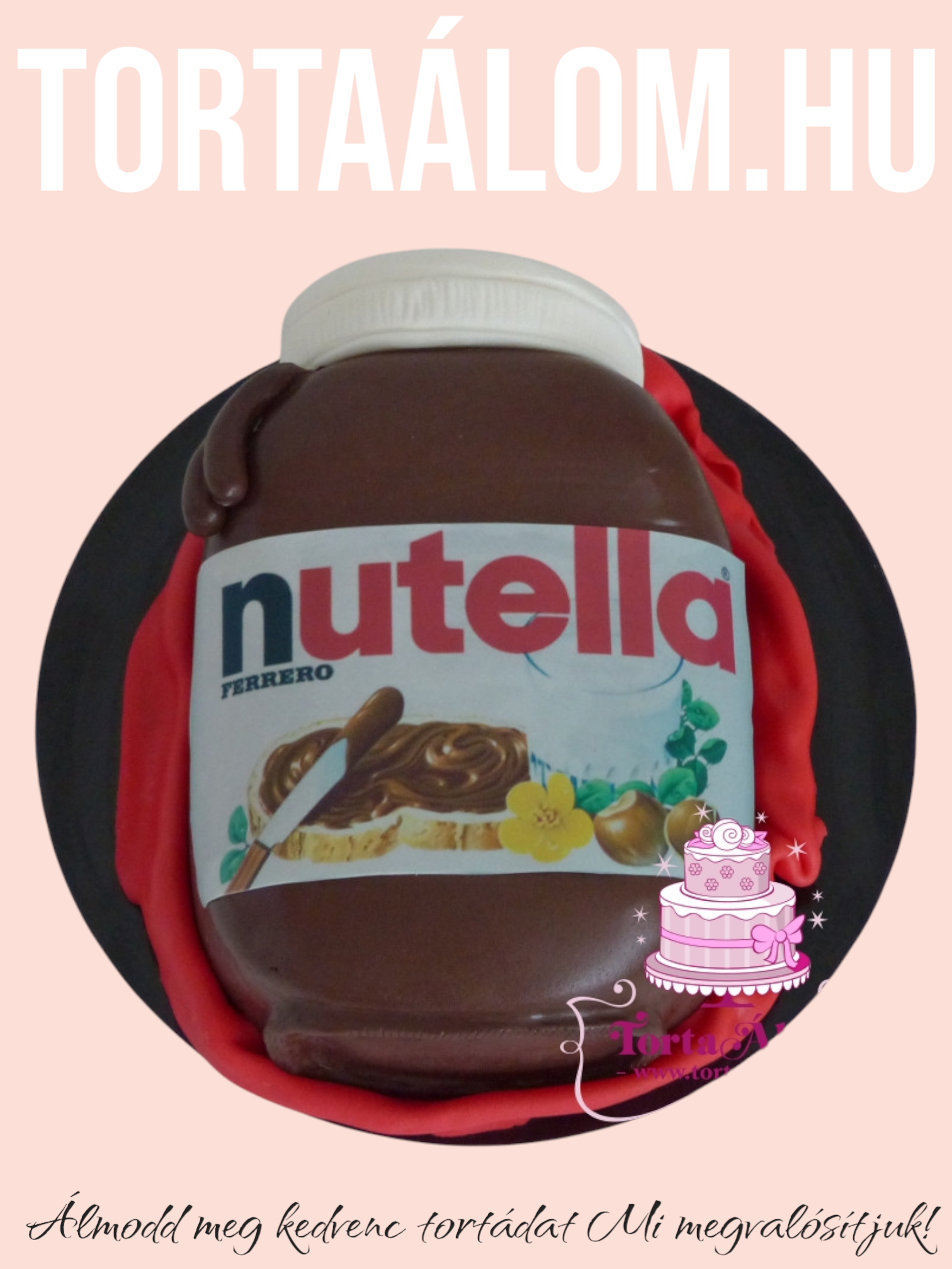 Nutellás Üveg Torta