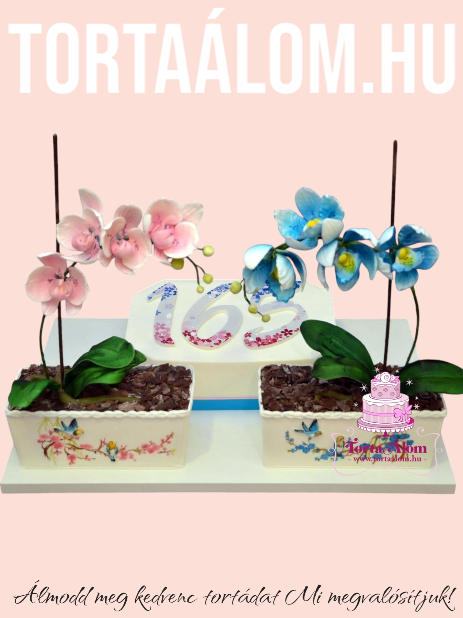 Orchideás Torta