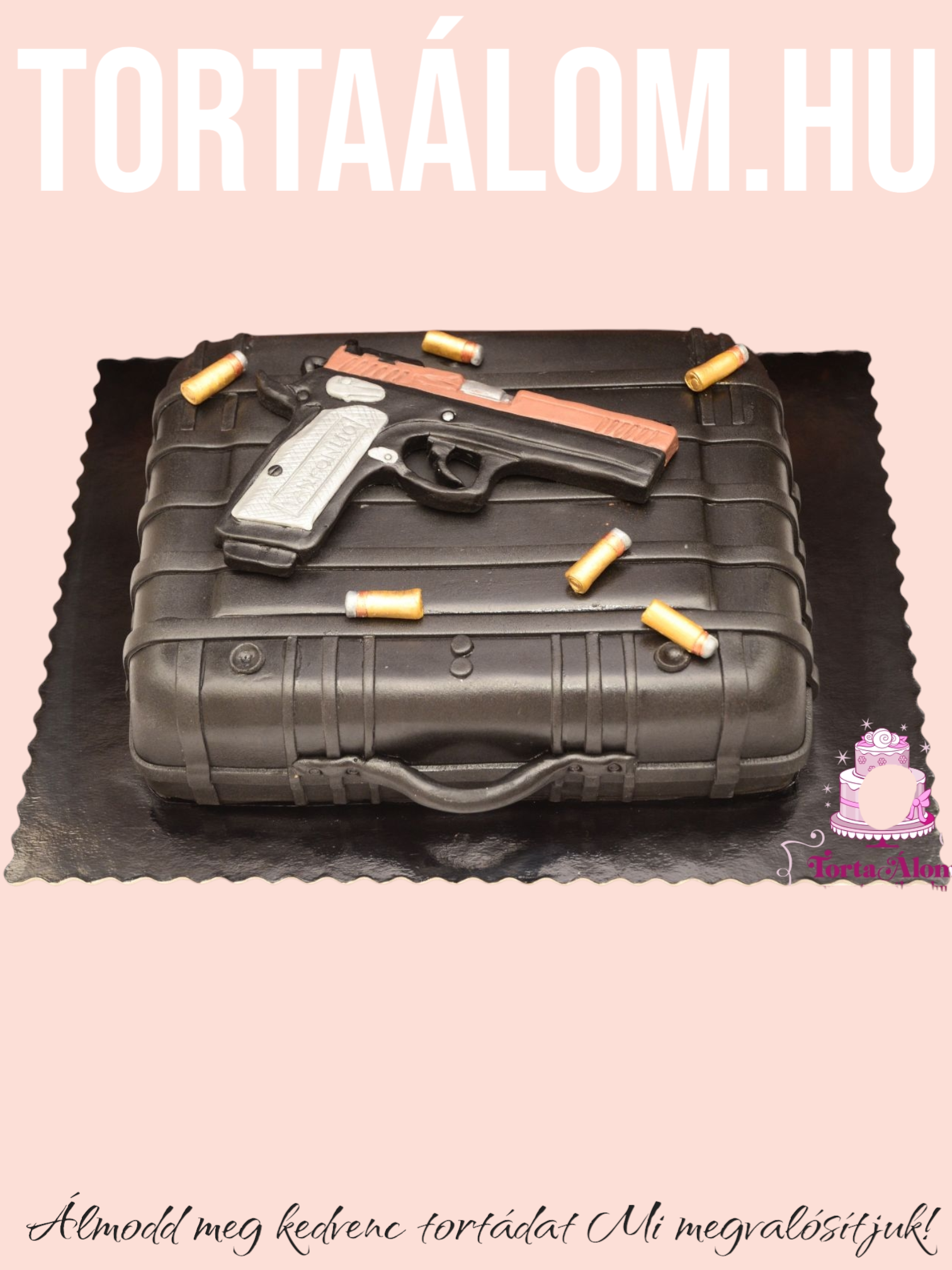 Pisztoly Táska Torta