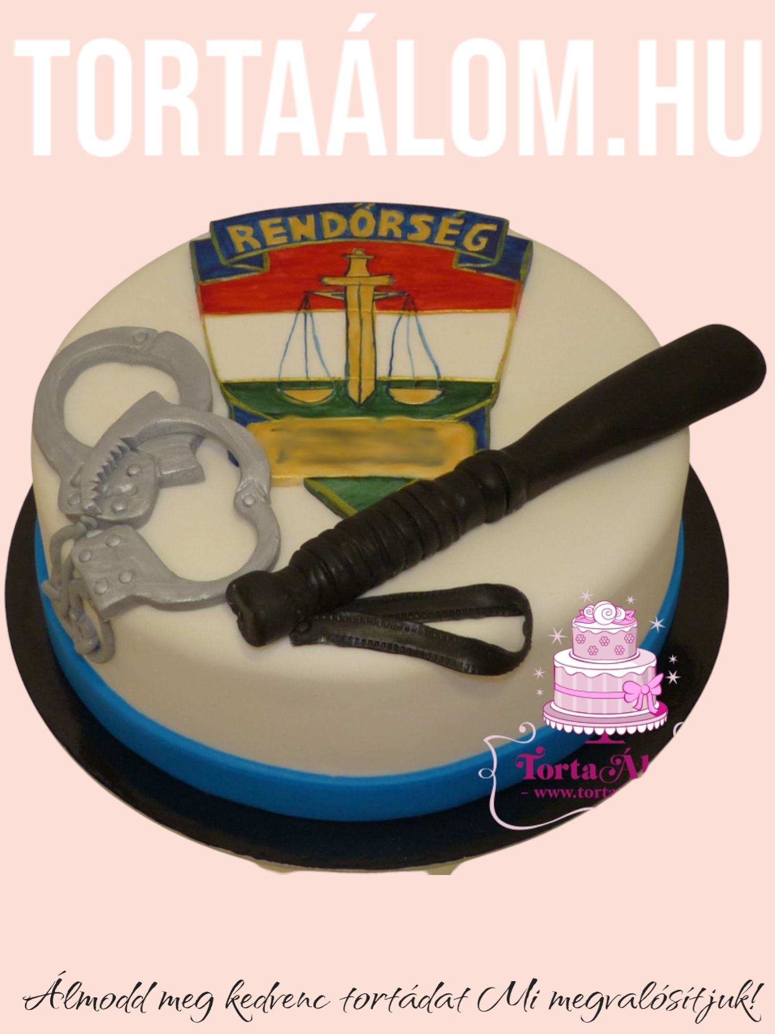 Rendőr Torta