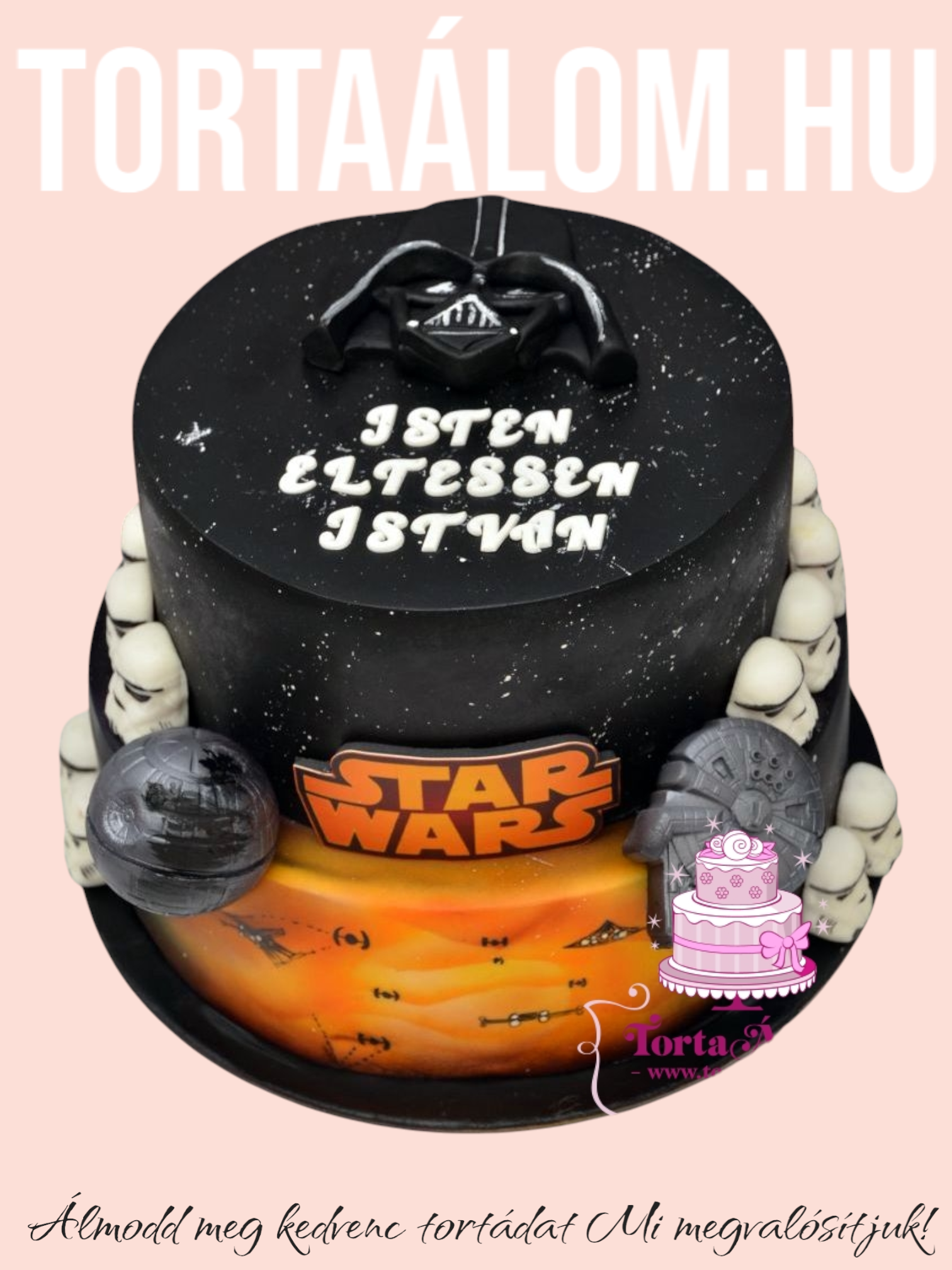 Sw Űrhajós Figurás Torta