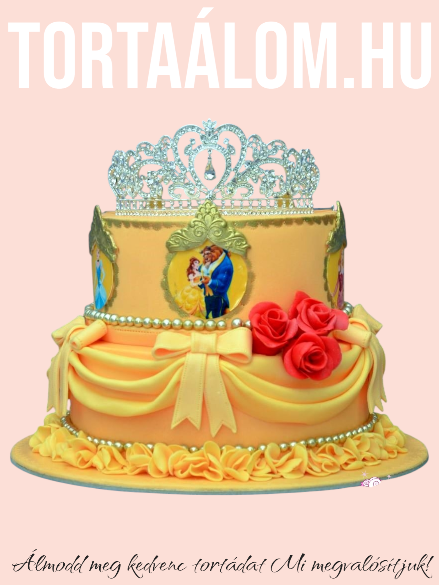 Szépség És A Szörnyeteg Torta 2