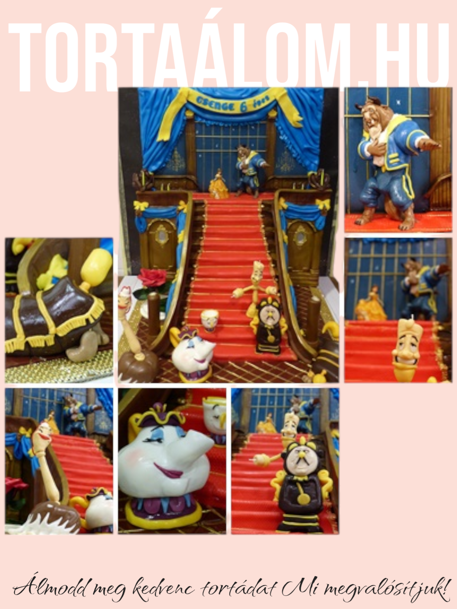 Szépség És A Szörnyeteg Torta 7