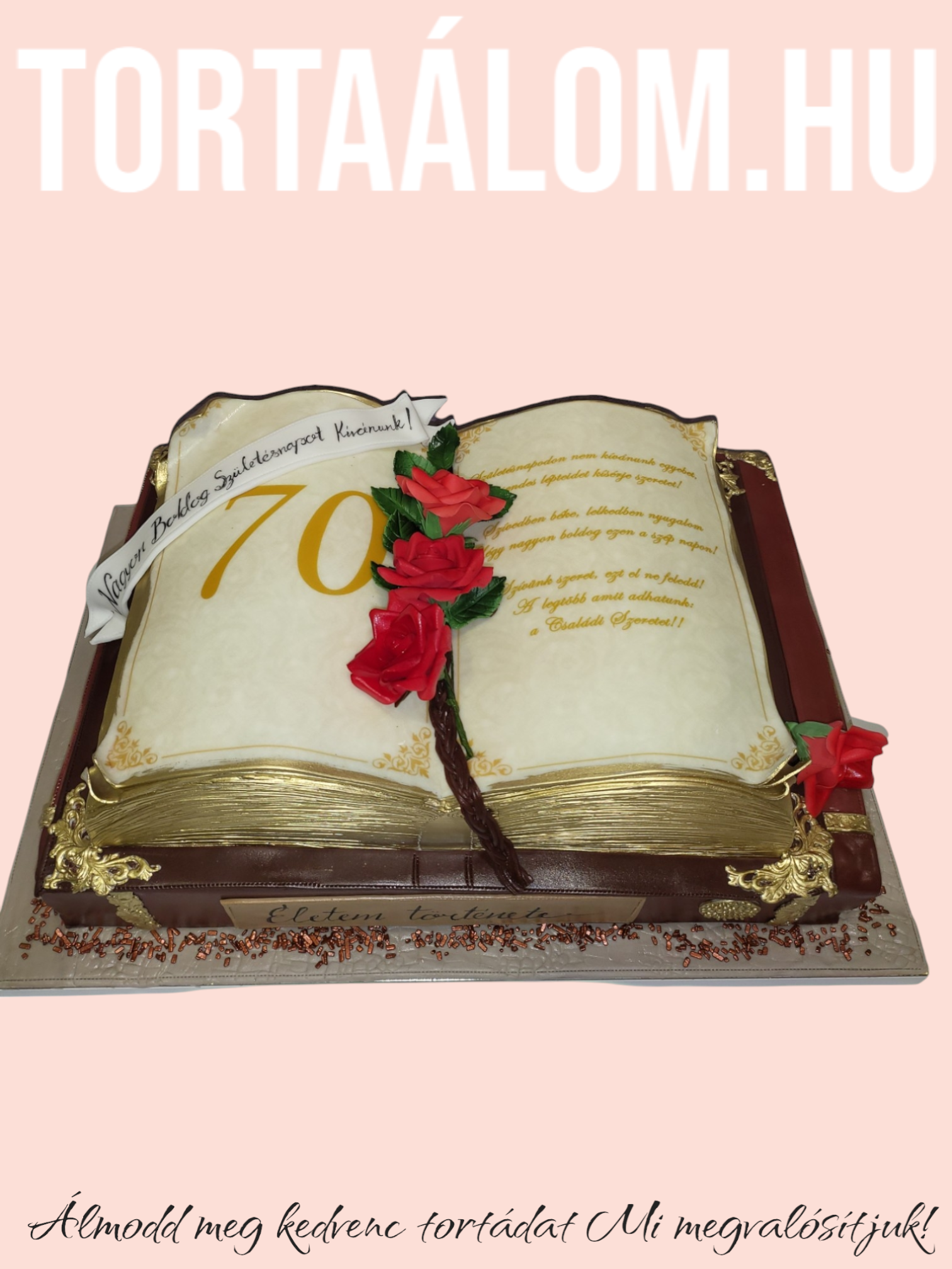 Születésnapi Könyv Torta