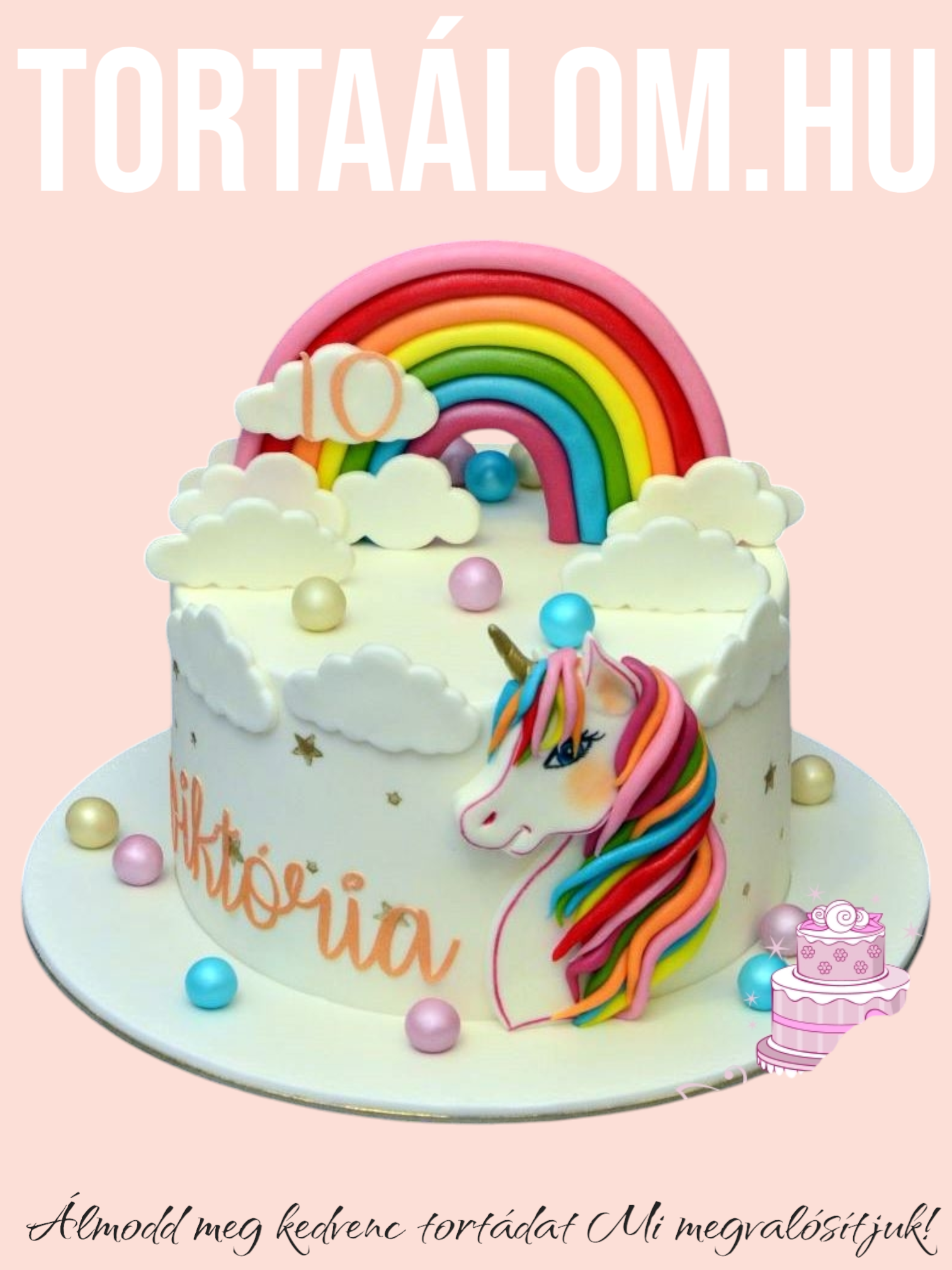 Unikornis Torta