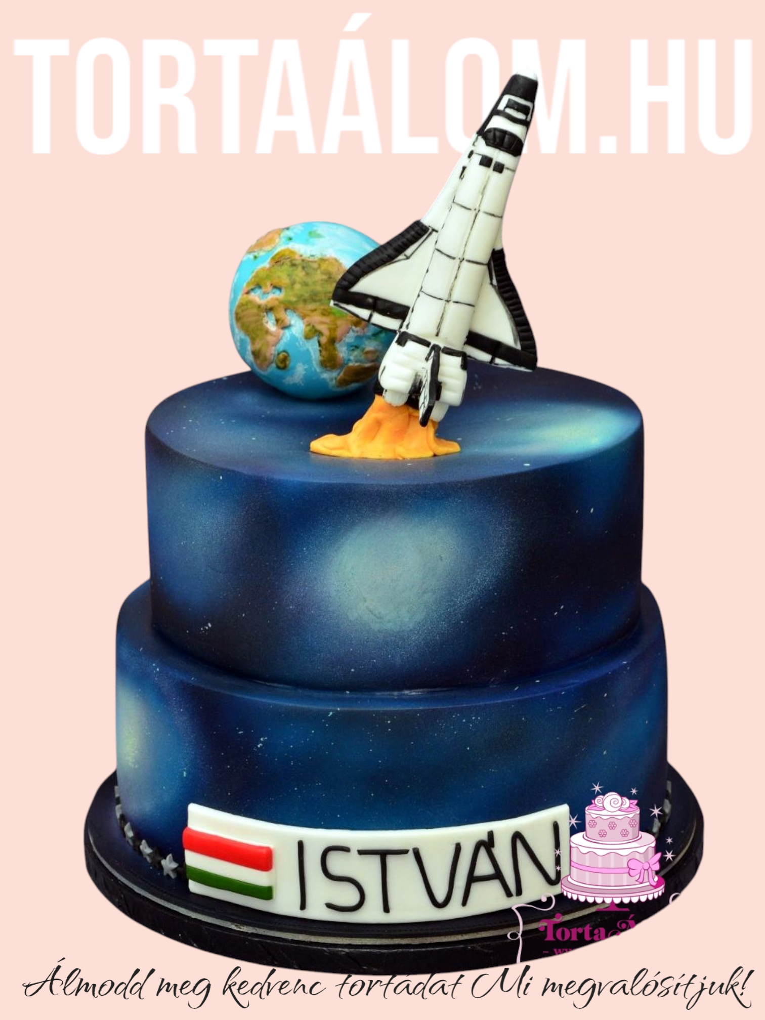 Űrhajós Emeletes Torta
