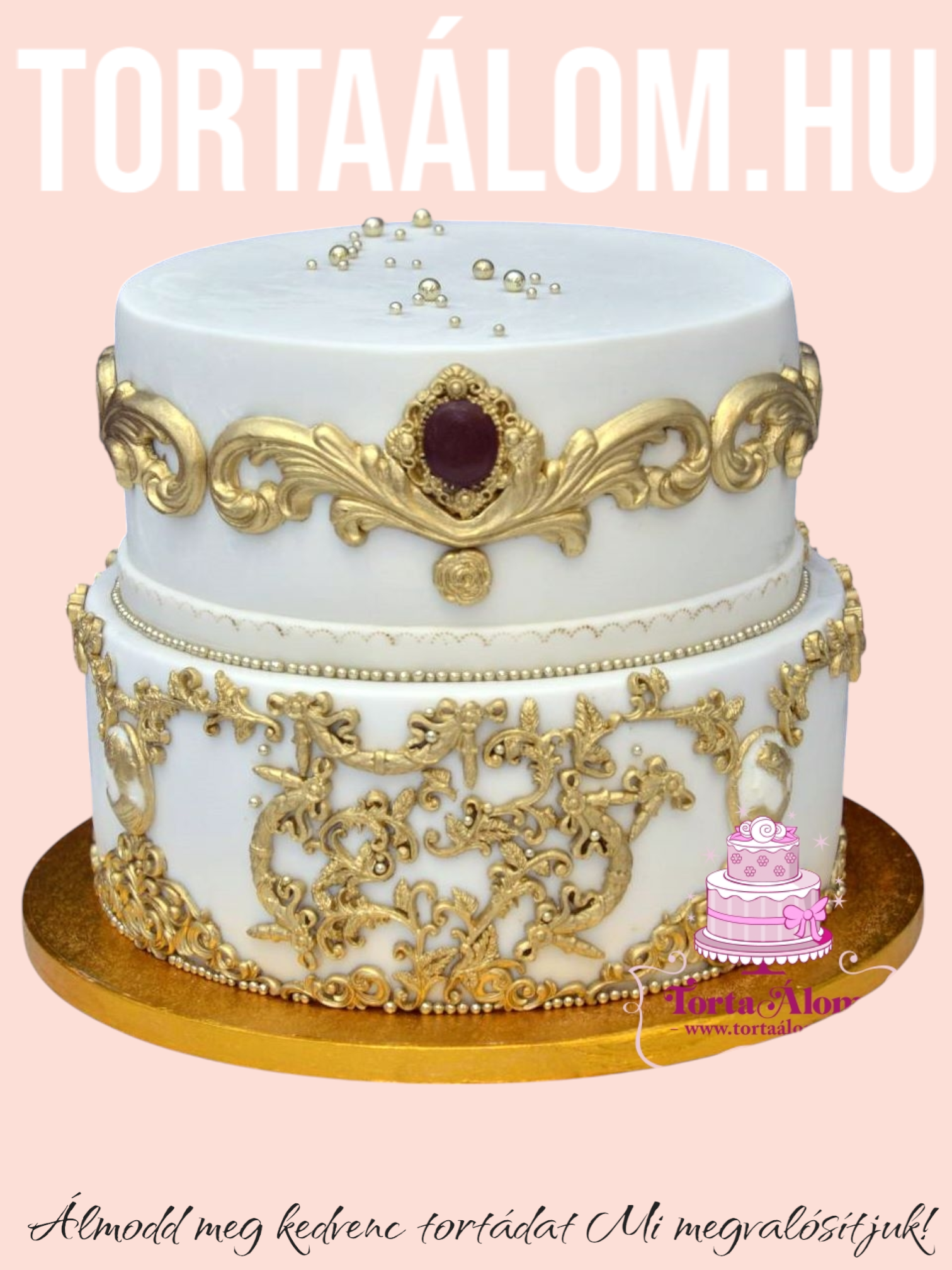 Arany emeletes torta