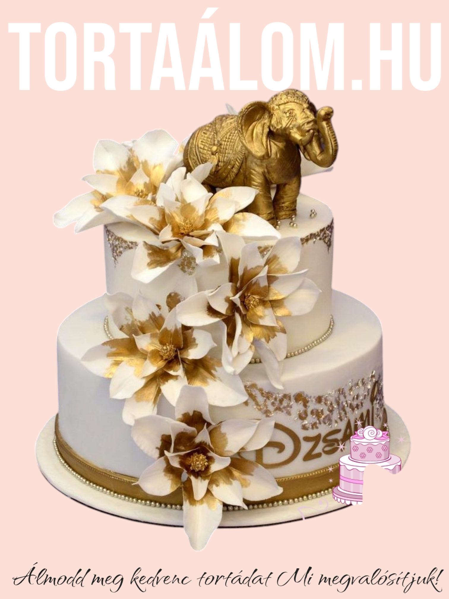 Aranyelefánt torta