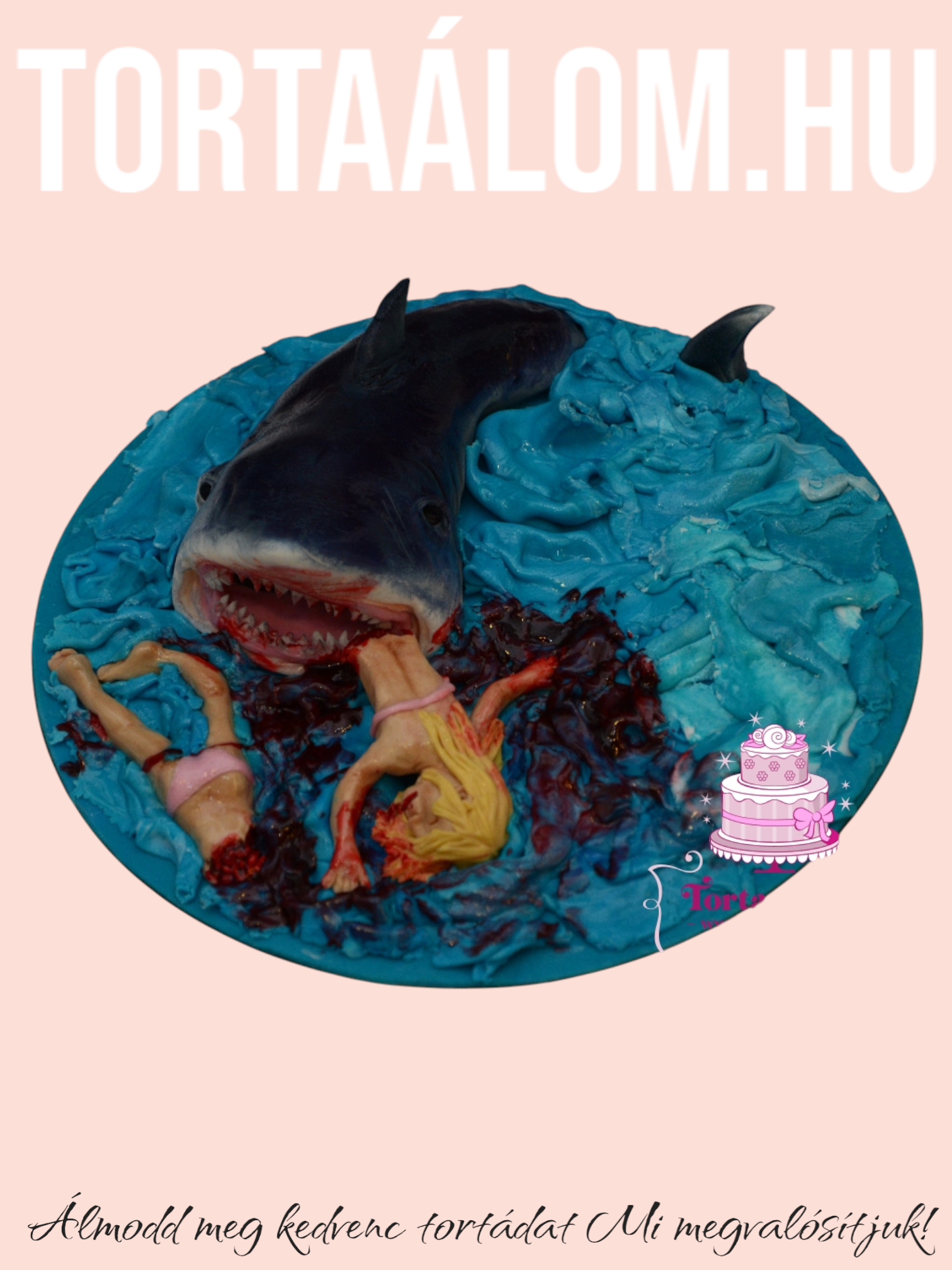 Cápás torta