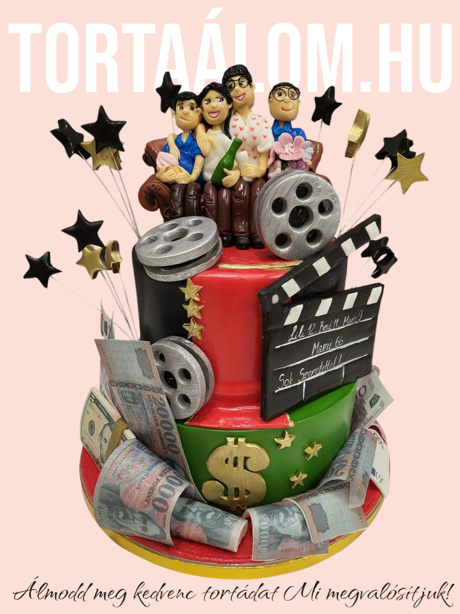 Filmes család torta